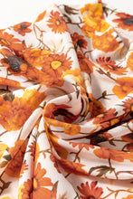 Load image into Gallery viewer, Printed Mock Neck Flare Sleeve Top