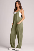 Load image into Gallery viewer, Wide Strap Jumpsuit with Pockets