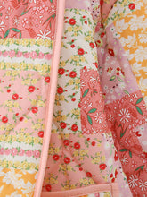 Load image into Gallery viewer, Printed Patchwork Open Front Cardigan with Pockets