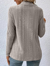 Load image into Gallery viewer, Full Size Open Front Long Sleeve Cardigan