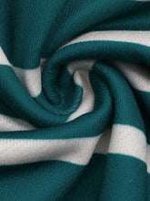 Load image into Gallery viewer, Perfee Striped Contrast Round Neck Long Sleeve Sweatshirt