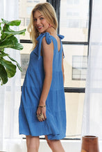 Load image into Gallery viewer, ADORA V-Neck Tie Shoulder Dress