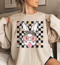 Load image into Gallery viewer, Checker Bunny Tee/Sweatshirt