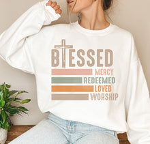 Load image into Gallery viewer, "Blessed" Tee/Sweatshirt