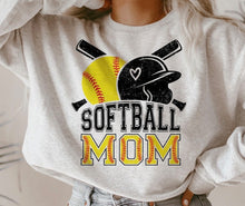 Load image into Gallery viewer, Softball Mom Sweatshirt, Your Choice of Color