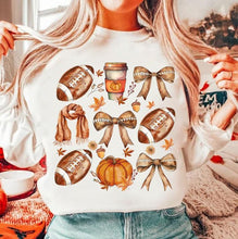 Load image into Gallery viewer, Fall Vibes Coquette Tee/Sweatshirt