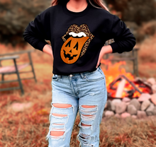Load image into Gallery viewer, Pumpkin Lips Halloween Tee/Crewneck
