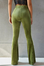 Load image into Gallery viewer, Ribbed High Waist Flare Pants