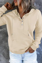 Load image into Gallery viewer, Dropped Shoulder Long Sleeve Hoodie with Pocket
