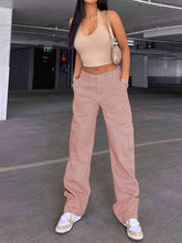 Load image into Gallery viewer, Straight Jeans with Pockets