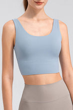 Load image into Gallery viewer, Scoop Neck Wide Strap Active Tank