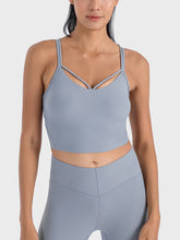 Load image into Gallery viewer, Double Strap Ribbed Sports Cami