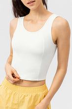 Load image into Gallery viewer, Round Neck Wide Strap Active Tank