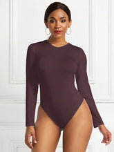 Load image into Gallery viewer, Round Neck Long Sleeve Bodysuit