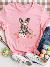 Load image into Gallery viewer, Rabbit Round Neck Short Sleeve T-Shirt