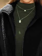 Load image into Gallery viewer, Zip-Up Collared Neck Jacket