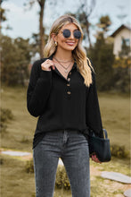 Load image into Gallery viewer, Collared Neck Long Sleeve Blouse