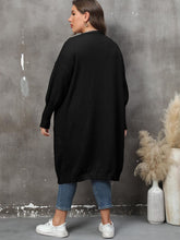 Load image into Gallery viewer, Plus Size Long Sleeve Pocketed Cardigan