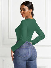Load image into Gallery viewer, Round Neck Long Sleeve Bodysuit