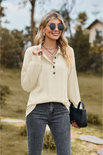 Load image into Gallery viewer, Collared Neck Long Sleeve Blouse
