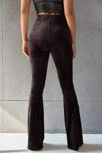 Load image into Gallery viewer, Ribbed High Waist Flare Pants