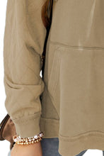 Load image into Gallery viewer, Drawstring Kangaroo Pocket Dropped Shoulder Hoodie