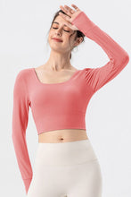 Load image into Gallery viewer, Square Neck Crisscross Active T-Shirt