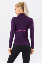 Load image into Gallery viewer, Mock Neck Quarter Zip Active T-Shirt