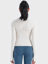 Load image into Gallery viewer, Zip-Up Long Sleeve Sports Jacket