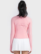 Load image into Gallery viewer, Zip-Up Long Sleeve Sports Jacket