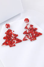 Load image into Gallery viewer, Christmas Tree Acrylic Earrings