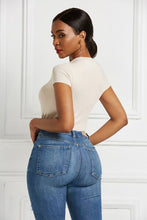 Load image into Gallery viewer, Round Neck Short Sleeve Bodysuit