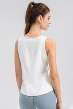 Load image into Gallery viewer, Wide Strap Round Neck Active Tank