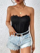 Load image into Gallery viewer, Strapless Sweetheart Neck Bodysuit