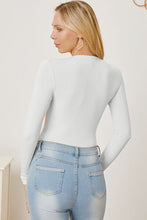 Load image into Gallery viewer, Zip Up Long Sleeve Bodysuit