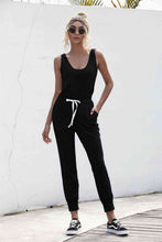 Load image into Gallery viewer, Knot Sleeveless Waist Jumpsuit