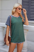 Load image into Gallery viewer, Round Neck Short Sleeve T-Shirt