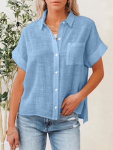 Load image into Gallery viewer, Button Up Short Sleeve Shirt