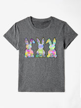 Load image into Gallery viewer, Rabbit Round Neck Short Sleeve T-Shirt