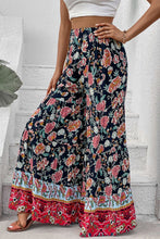 Load image into Gallery viewer, Floral High Waist Palazzo Pants