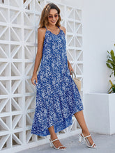 Load image into Gallery viewer, Ditsy Floral Scoop Neck Midi Cami Dress