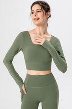 Load image into Gallery viewer, Square Neck Crisscross Active T-Shirt