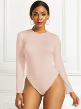 Load image into Gallery viewer, Round Neck Long Sleeve Bodysuit