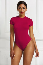 Load image into Gallery viewer, Round Neck Short Sleeve Bodysuit