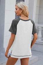Load image into Gallery viewer, Round Neck Short Sleeve T-Shirt