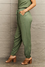 Load image into Gallery viewer, Tie Waist Long Pants with Pocket