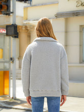 Load image into Gallery viewer, Zip-Up Collared Neck Jacket