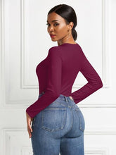 Load image into Gallery viewer, Round Neck Long Sleeve Bodysuit