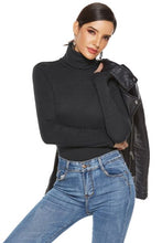 Load image into Gallery viewer, Ribbed Turtleneck Long Sleeve Bodysuit