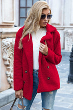 Load image into Gallery viewer, Full Size Lapel Collar Sherpa Coat